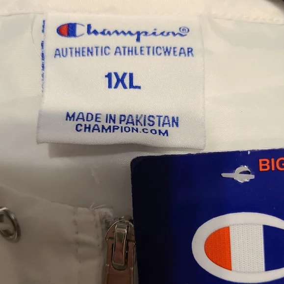 NWT Champion size 1XL black/white jacket - Picture 10 of 11